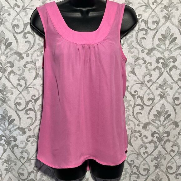 Banana Republic Tops - BANANA REPUBLIC Pink Drapey Tank